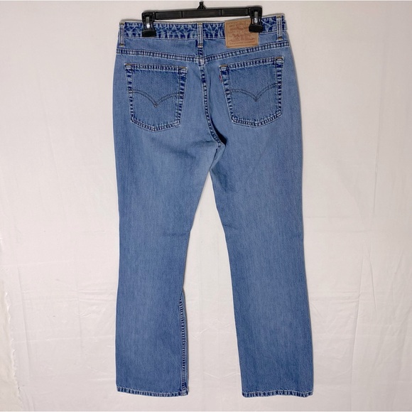 Vintage Levi’s 592 Light Wash High Rise Straight Leg Jeans 32 - Picture 14 of 15